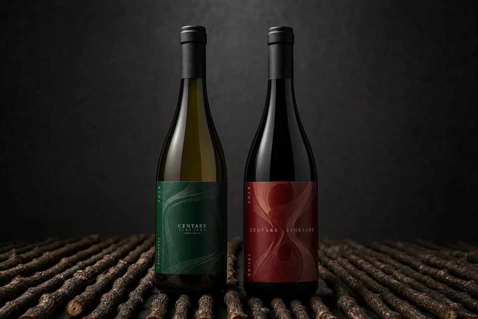 Centare bottle in an atmospheric setting